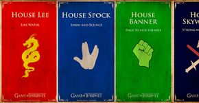Artista cria brasões da cultura pop inspirados em Game of Thrones
