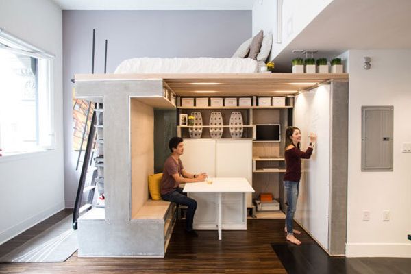 Projeto transforma apartamento minúsculo em espaços confortáveis