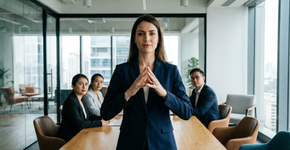 A postura corporal que virou tendência porque impõe respeito e evita que colegas de trabalho montem em você durante as reuniões