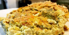 Torta de legumes vegana, sem glúten e muito cremosa