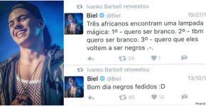 Resgataram os tweets antigos do cantor MC Biel