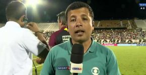 Repórter do SporTV interrompe comentarista e vira assunto na web