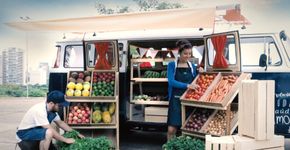 Kombi itinerante vende produtos orgânicos por São Paulo