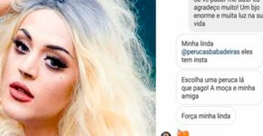 Fã com câncer pede dica de peruca e Pabllo Vittar a surpreende
