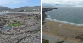 Mistério: praia reaparece do nada depois de 30 anos na Irlanda