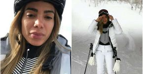 Anitta vai esquiar e pede dicas para as amigas blogueiras