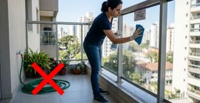 Demorei muito para entender por que a sacada nunca deve ser lavada com mangueira