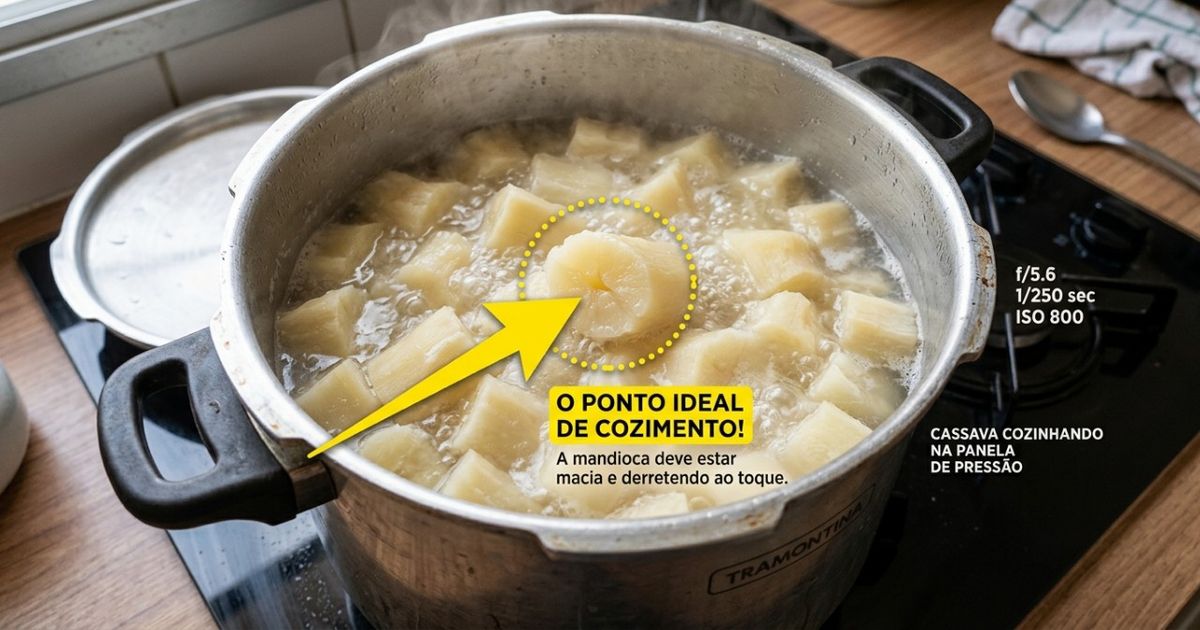 O que fazer para deixar a mandioca mais macia e fofinha durante o cozimento