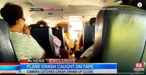 Passageiros que filmam pânico em avião