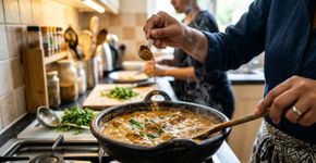 Os indianos concordam: “Para deixar o curry mais aromático e encorpado, o segredo é adicionar garam masala no fim do cozimento.”