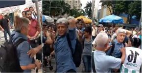 VÍDEO: Caco Barcellos é agredido em protesto de servidores no Rio
