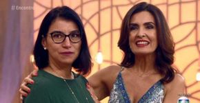 Fátima Bernardes reencontra ex-aluna de balé na TV