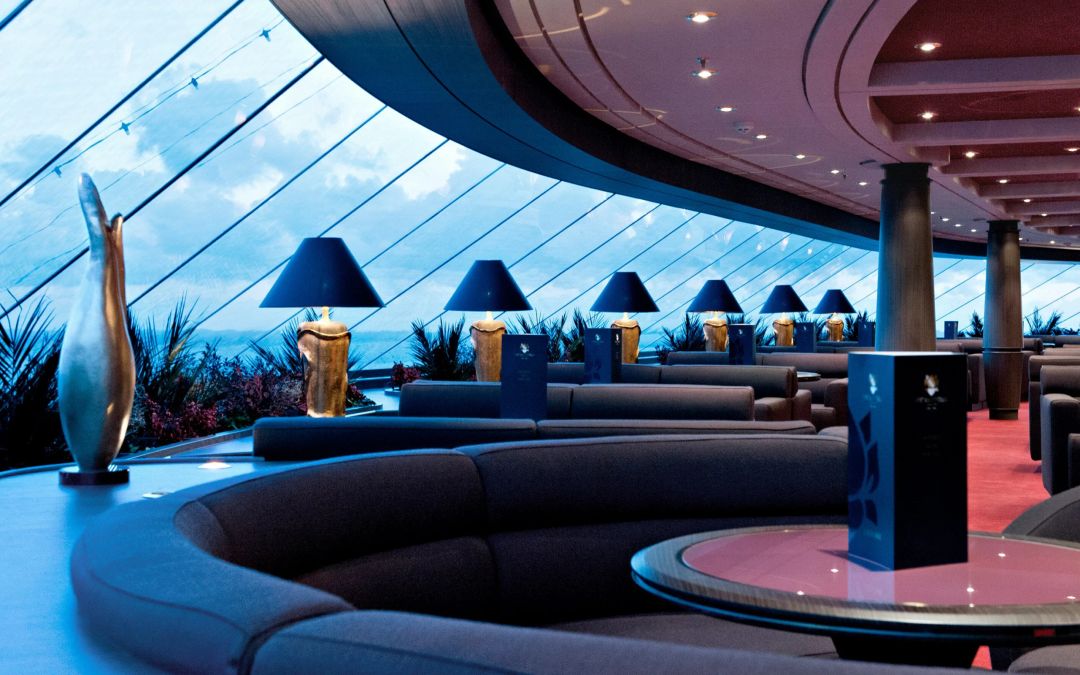 Área exclusiva para hóspedes do MSC Yacht Club