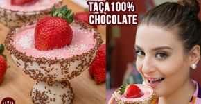 Como fazer uma taça de chocolate