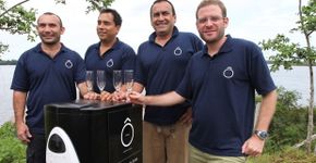 Empresa lança água gourmet diretamente do ar da amazônia
