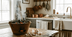 O ritual secreto de limpeza energética usando apenas cascas de alho e alecrim