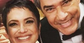 William Bonner ‘trolla’ Sandra Annenberg em foto na internet