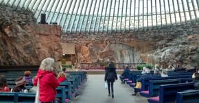 Temppeliaukio, uma igreja de pedras na Finlândia
