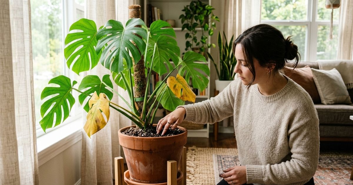 Monstera: como evitar o amarelecimento das folhas em ambientes internos