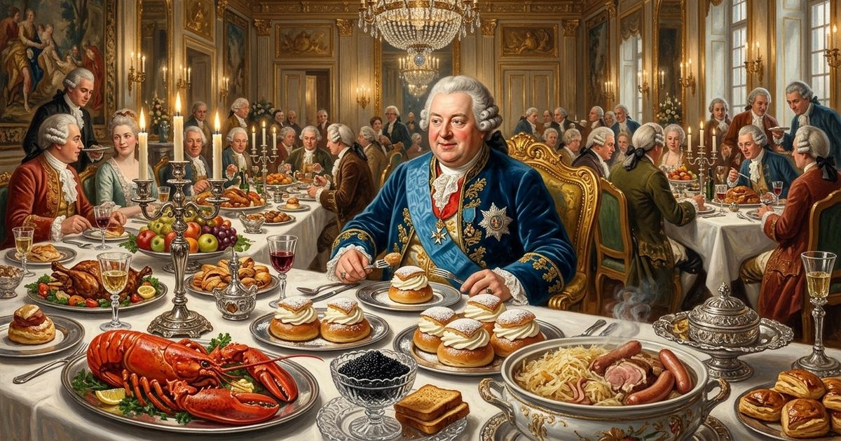 A curiosa história do rei que morreu depois de comer uma quantidade absurda de sua comida favorita durante banquete