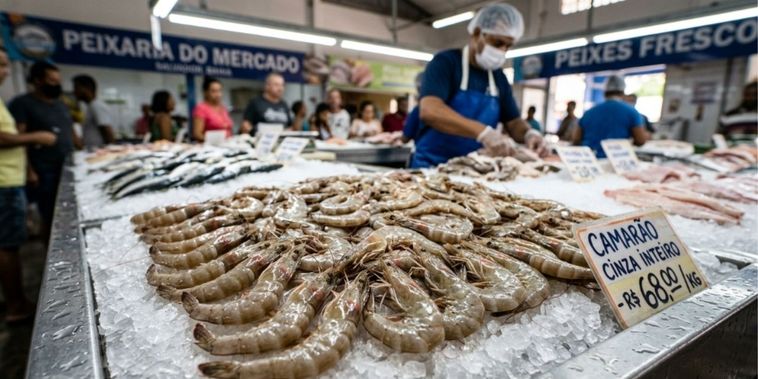 Featured main: Camarão fresco ou camarão congelado: qual a diferença e qual é melhor comprar