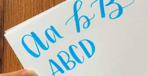 Veja dicas para fazer caligrafia cursiva no seu bullet journal