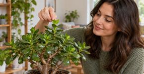 Os jardineiros concordam: beliscar os brotos da árvore de jade ajuda a controlar seu crescimento e torná-la mais frondosa.