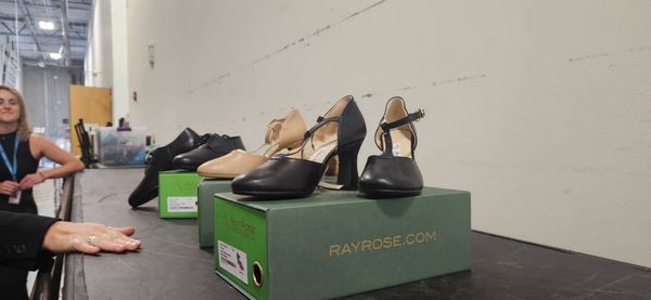 Sapatos também são produzidos no Creative Studios