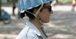 Capacete de bike feito de papel é opção barata e segura