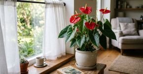 Nessa parte da casa, você deve plantar o antúrio de forma que ele fique repleto de flores vermelhas e duradouras