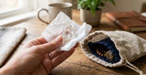 Carregar um pequeno cristal de quartzo envolvido em papel de seda: para que serve e por que algumas pessoas recomendam