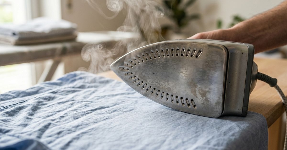 Por que o ferro de passar tem tantos pequenos furos na base? A resposta está no vapor