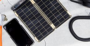 Está à venda o carregador solar portátil e mais leve do mundo