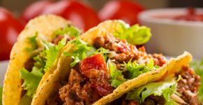 Tacos mexicanos caseiros!