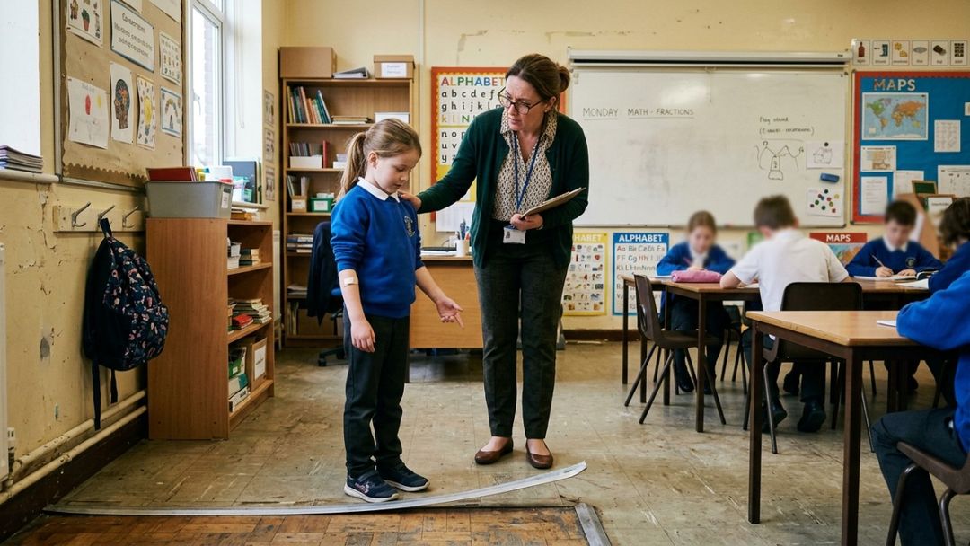 Vistorias periódicas em mobiliários escolares evitam acidentes graves e previsíveis com crianças.