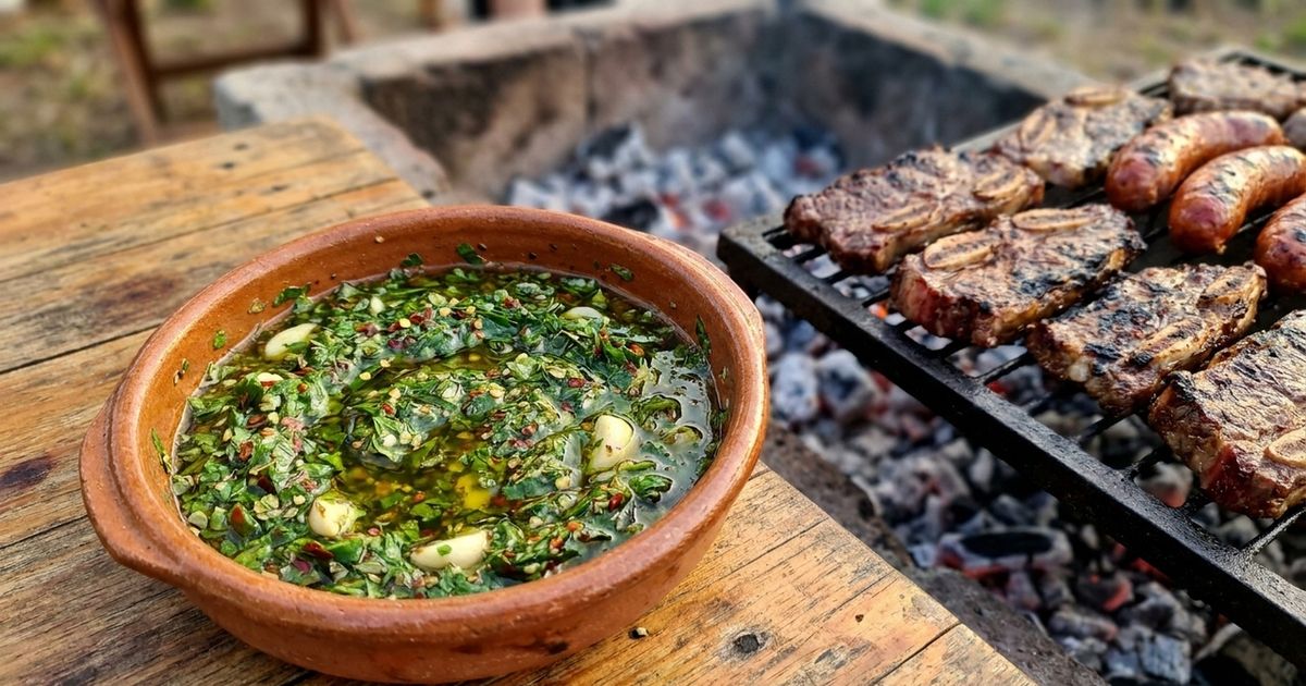 Direto da terra da Copa, os argentinos concordam: “Para deixar o chimichurri mais saboroso, o segredo é deixar os temperos descansarem na noite anterior.”