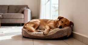 O verdadeiro motivo do cachorro girar antes de deitar