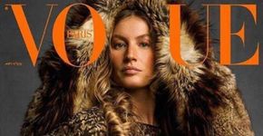 Em campanha, Gisele protesta contra o uso da pele de animais