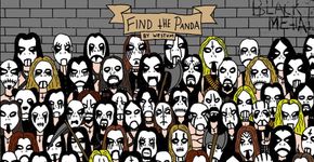 Desafio: você consegue encontrar um panda na imagem abaixo?