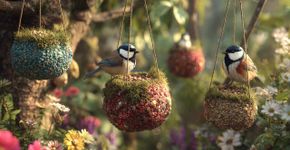 Atraia pássaros para o seu jardim com uma comida fácil de preparar