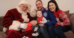 Pai com câncer antecipa Natal para filho ter boas lembranças