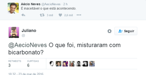 As melhores respostas a um tuíte de Aécio Neves