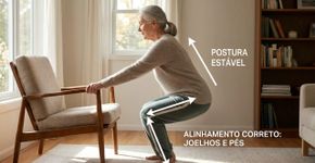 Especialistas afirmam: “Aos 60 anos, em vez de caminhar por 20 minutos, pode ser mais eficiente fazer exercícios como agachamentos usando uma cadeira ou flexões apoiadas na bancada da cozinha”