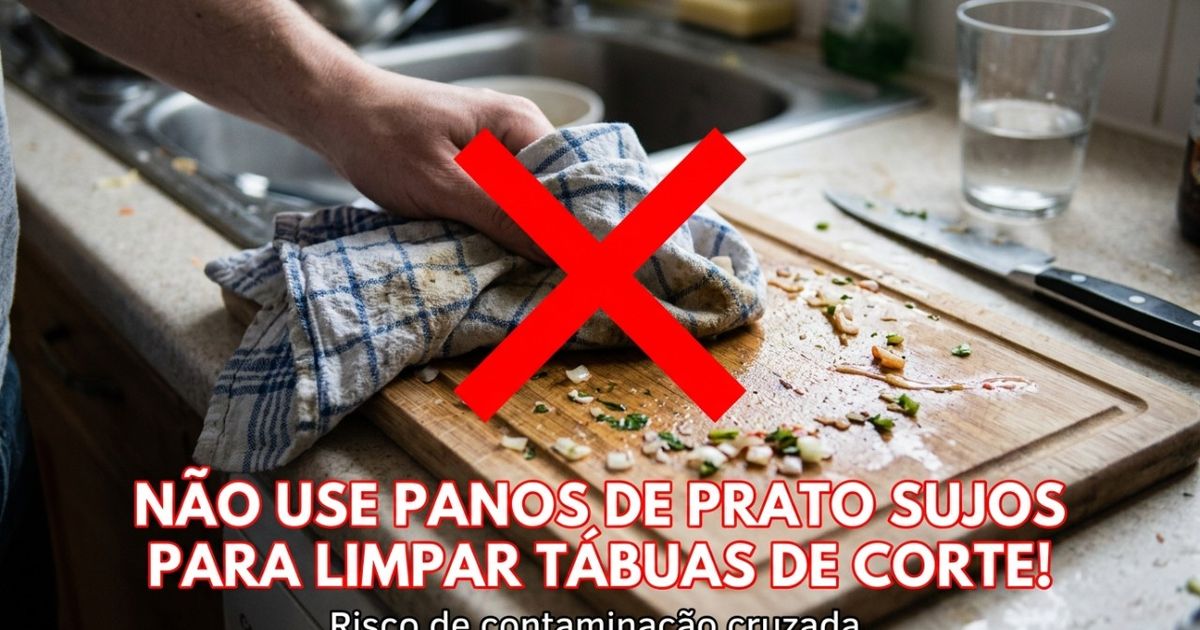 Usar o mesmo pano para bancada, fogão e mesa facilita a rotina, mas no Reino Unido a recomendação é separar panos por área da cozinha e lavá-los adequadamente para evitar espalhar sujeira entre superfícies