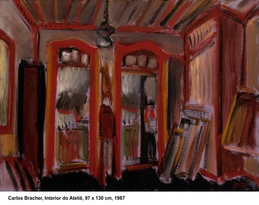 Carlos Bracher - Interior Atelier, 1987 - divulgação CCBB