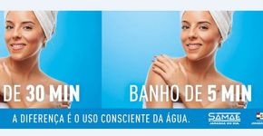 Campanha criativa estimula economia de água