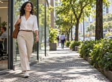 Featured side: Caminhada de 20 minutos na hora do almoço: o exercício simples que pode ajudar a recuperar a calma depois de tantas reuniões