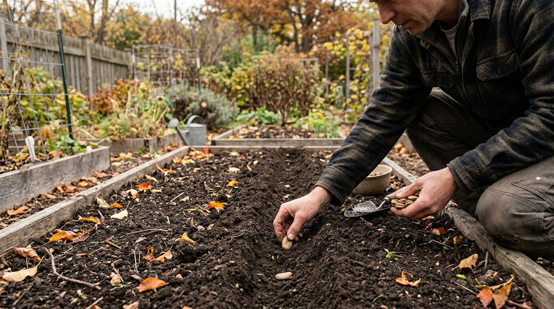 Variedades rústicas de fava possuem alta tolerância para atravessar o clima gelado.