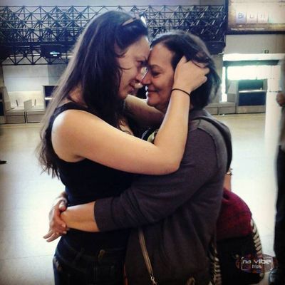 Drê e sua mãe