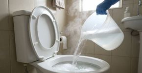 Por que você deve jogar água quente no vaso sanitário uma vez por semana